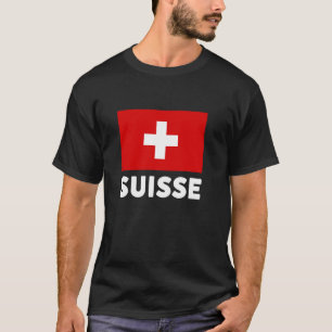 Switzerland Flag Suisse Swiss Schweiz White Red T-Shirt