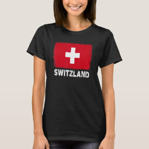 Switzerland Flag Support Swiss People Women Men T-Shirt