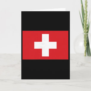 Switzerland Flag Swiss Apparel Hiking Skiing Men W Card