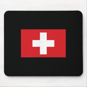 Switzerland Flag Swiss Apparel Hiking Skiing Men W Mouse Mat