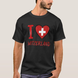 Switzerland Flag Swiss Pride Long Sleeve T-Shirt