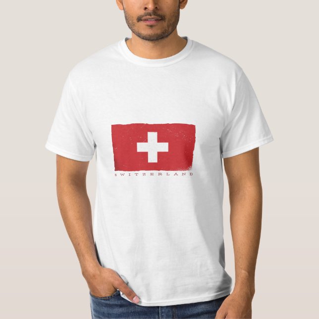 Switzerland Flag T-Shirt (Front)