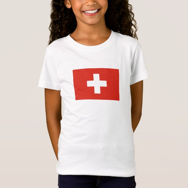 Switzerland Flag T-Shirt (Front)