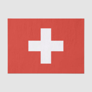 Switzerland Flag Tissue Paper