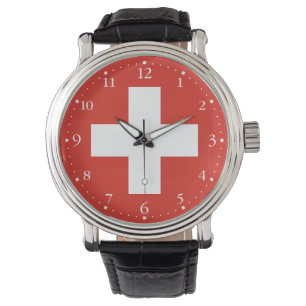 Switzerland Flag Watch