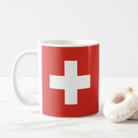 Switzerland flag - white cross