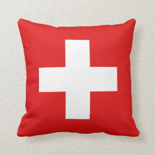 Switzerland Flag x Flag Pillow