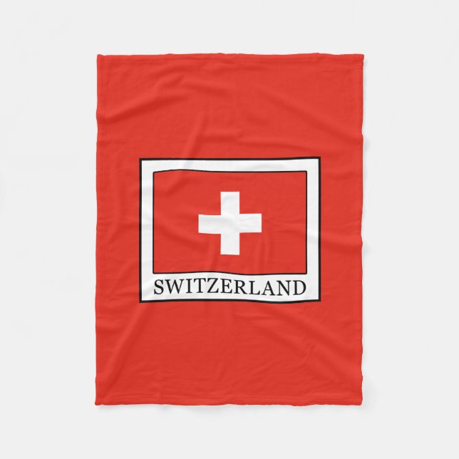 Switzerland Fleece Blanket (Front)