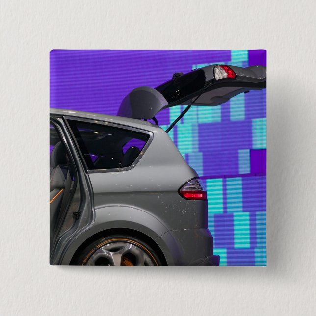 SWITZERLAND, GENEVA: 75th Annual Geneva Auto 10 15 Cm Square Badge (Front)