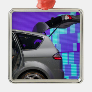 SWITZERLAND, GENEVA: 75th Annual Geneva Auto 10 Metal Tree Decoration