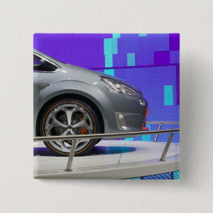 SWITZERLAND, GENEVA: 75th Annual Geneva Auto 5 15 Cm Square Badge