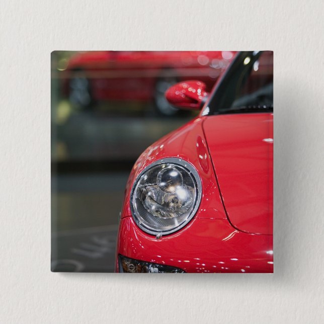 SWITZERLAND, GENEVA: 75th Annual Geneva Auto 8 15 Cm Square Badge (Front)