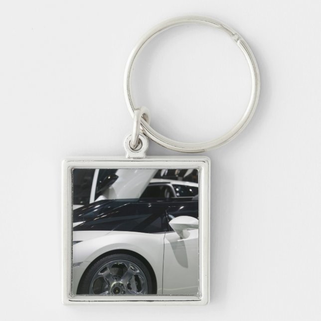 SWITZERLAND, GENEVA: 75th Annual Geneva Auto 9 Key Ring (Front)