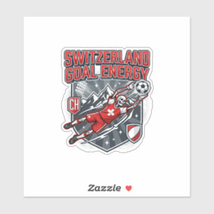Switzerland Goal Energy Skeleton Striker Nations B