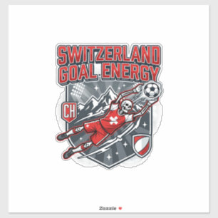 Switzerland Goal Energy Skeleton Striker Nations B