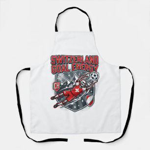 Switzerland Goal Energy Skeleton Striker Nations B Apron
