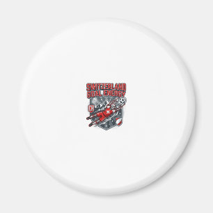 Switzerland Goal Energy Skeleton Striker Nations B Magnet