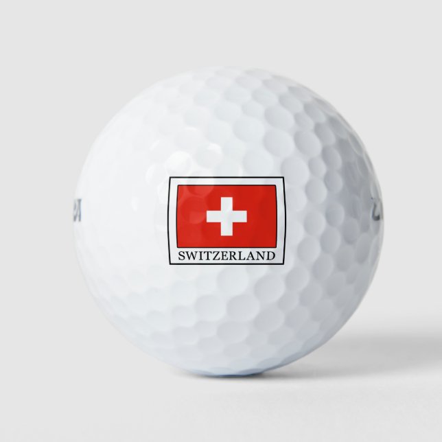 Switzerland Golf Balls (Front)
