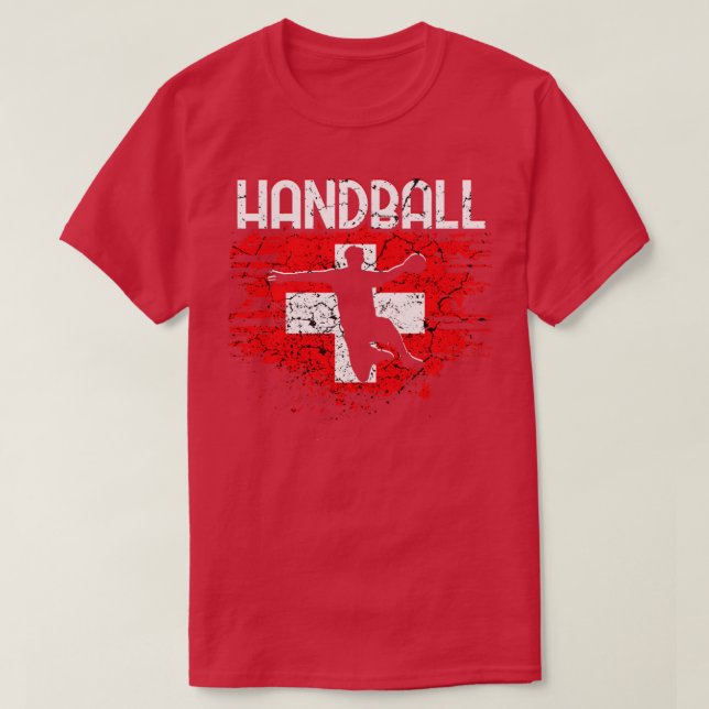 Switzerland Handball T-Shirt (Design Front)