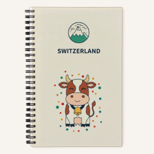 Switzerland Heritage & Alpine Travel Photo Archive Notebook
