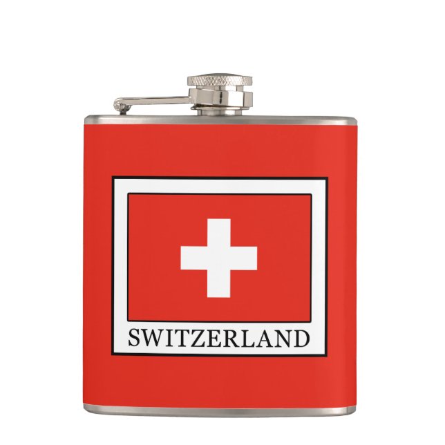 Switzerland Hip Flask (Front)