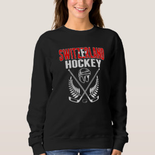 Switzerland Ice Hockey Swiss Hockey Team Support Sweatshirt