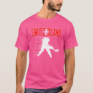 Switzerland Ice Hockey   Swiss Hockey Team Support T-Shirt