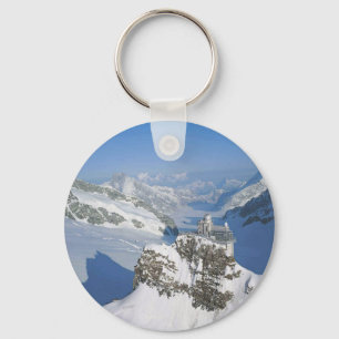 Switzerland, Jungfraujoch, top of Europe Key Ring