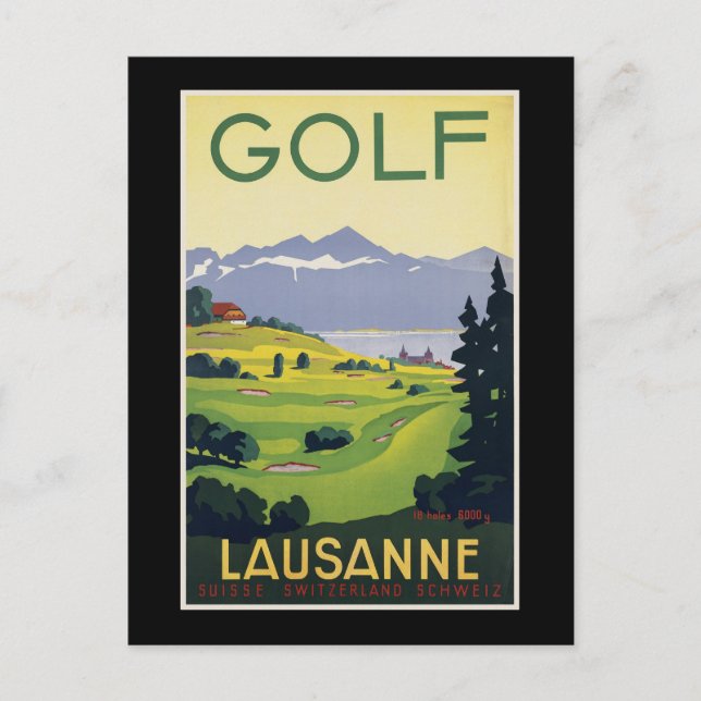 Switzerland Lausanne Postcard (Front)