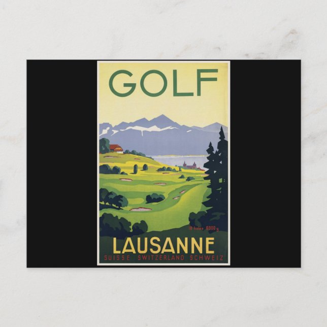 Switzerland Lausanne Postcard (Front)