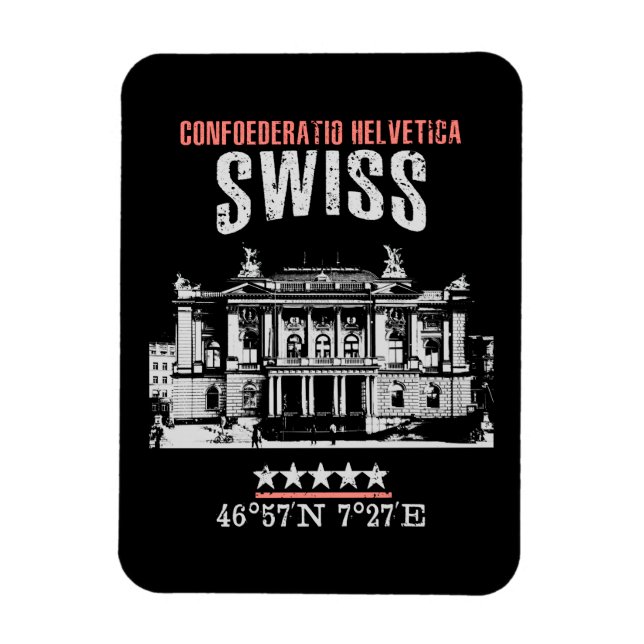 Switzerland Magnet (Vertical)