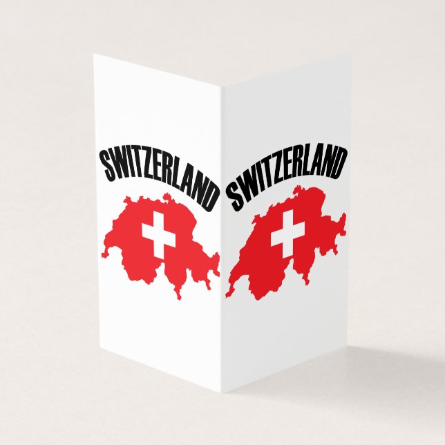 Switzerland Map Flag (Outside)