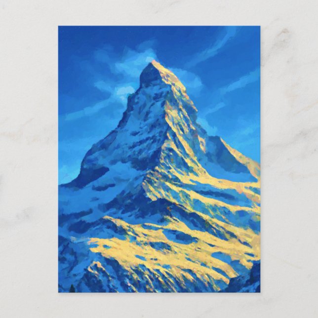 Switzerland Matterhorn Advice Card (Front)
