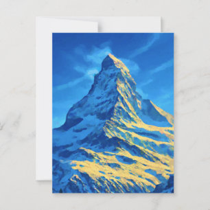 Switzerland Matterhorn Advice Card