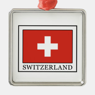 Switzerland Metal Tree Decoration