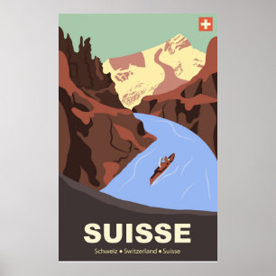 Switzerland Mountains Poster