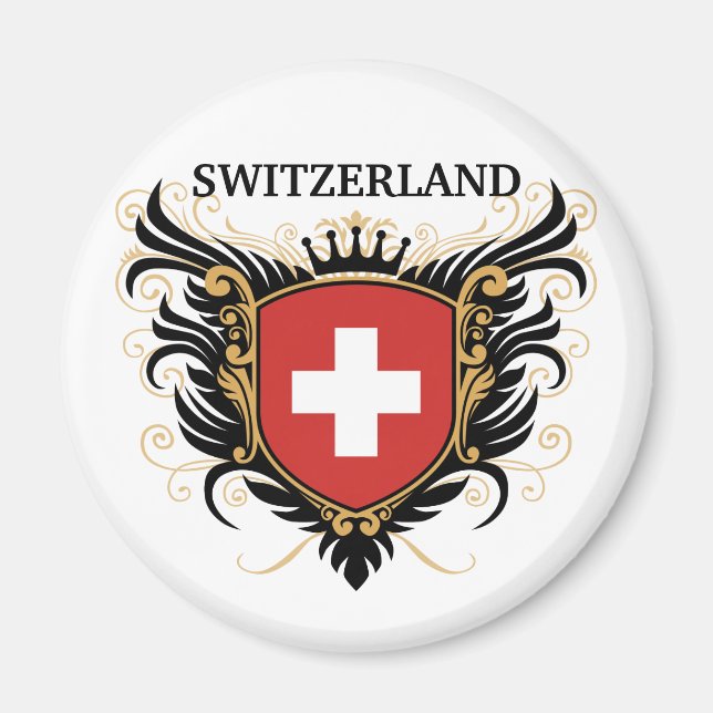 Switzerland [personalise] magnet (Front)
