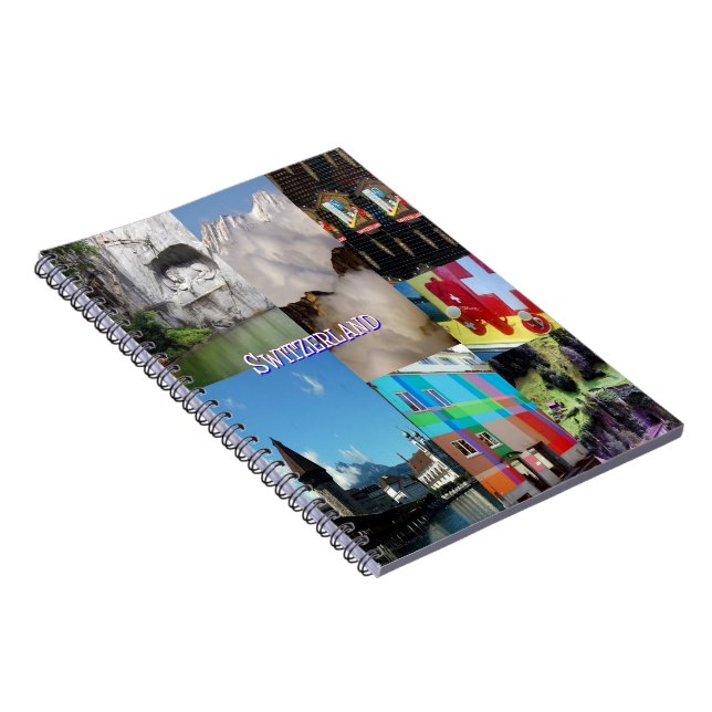 Switzerland Photo Collage Notebook (Right Side)