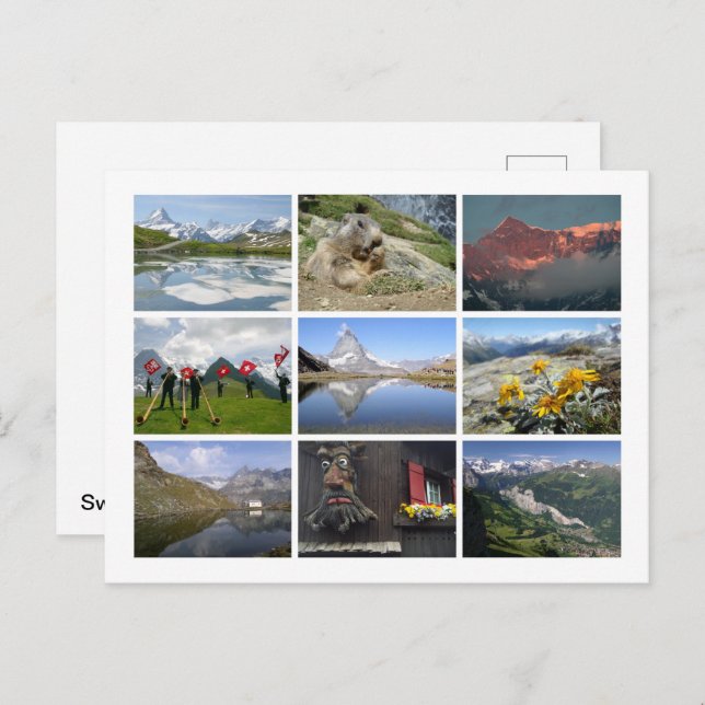 Switzerland Postcard (Front/Back)