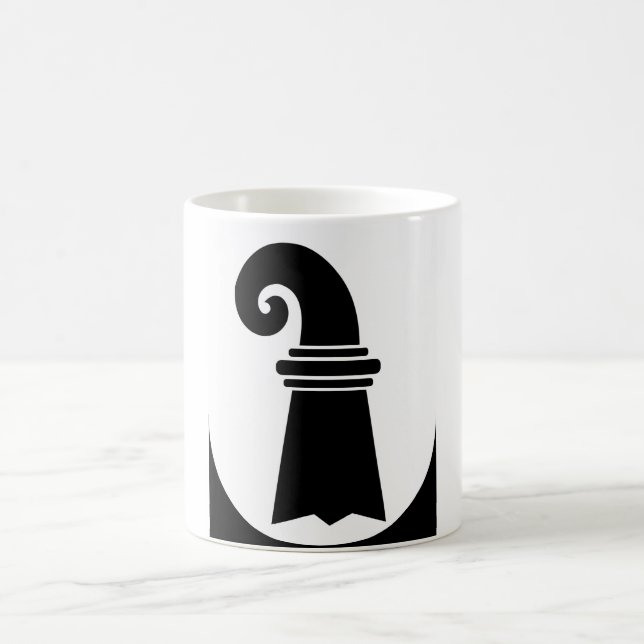 switzerland region canton Basel Stadt flag Coffee Mug (Center)