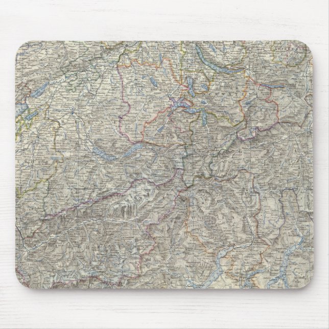 Switzerland, Savoy, Piedmont Mouse Mat (Front)
