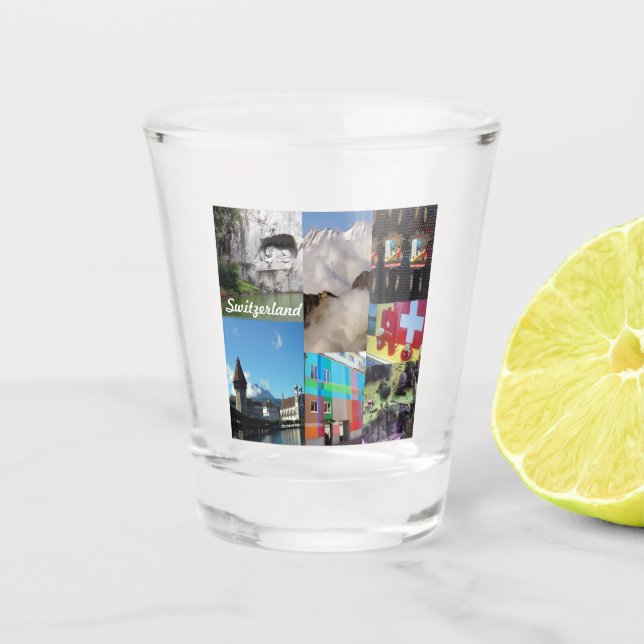 Switzerland Shot Glass (Front)