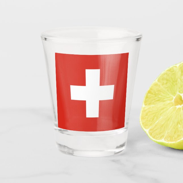 SWITZERLAND SHOT GLASS (Front)
