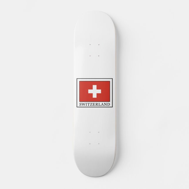 Switzerland Skateboard (Front)