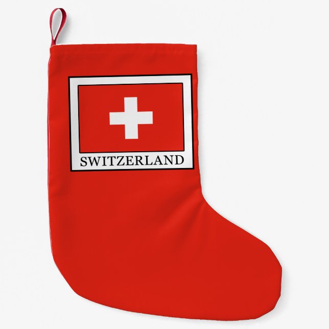 Switzerland Small Christmas Stocking (Front)