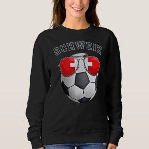 Switzerland Soccer Fan Sunglass Football Swiss Sweatshirt