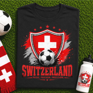 Switzerland Soccer Fan Swiss Football World Cup T-Shirt