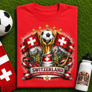 Switzerland Soccer Fan Swiss Football World Cup T-Shirt