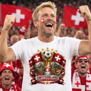 Switzerland Soccer Fan Swiss Football World Cup T-Shirt