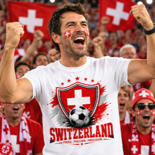 Switzerland Soccer Fan Swiss Football World Cup T-Shirt